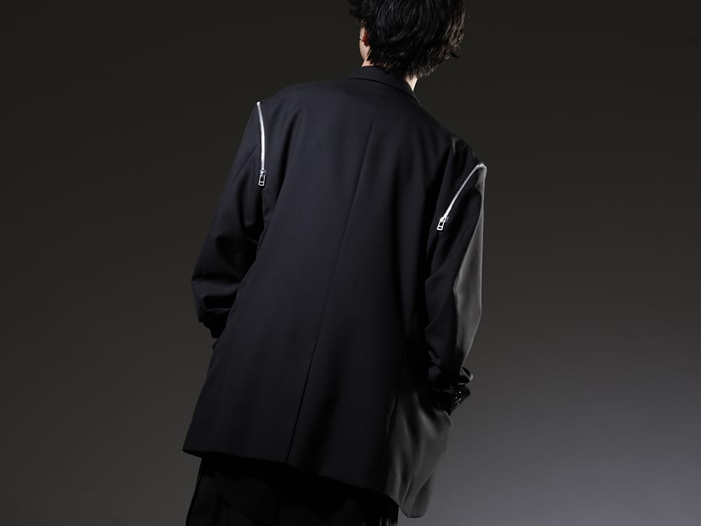 Ground Y 2023SS The zip design on the shoulders of this jacket is eye-catching. - GI-J09-100(Shoulder Zipper Jacket) - 2-003