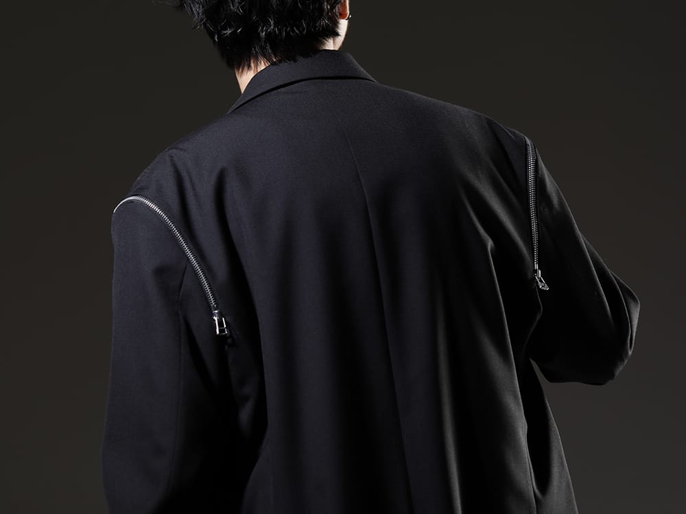 Ground Y 2023SS The zip design on the shoulders of this jacket is eye-catching. - GI-J09-100(Shoulder Zipper Jacket) - 2-007