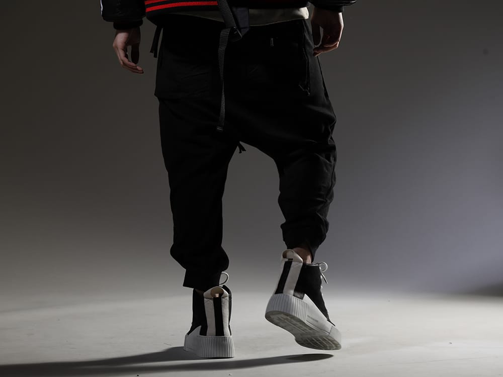 Boris Bidjan Saberi 2023SS Popular standard pant that creates a neat and clean look around the legs. - 124-P18.1(P18.1 F0409C) 202-BAMBA1.1(BAMBA1.1 BLACK Y LIGHT GREY - WHITE SOLE) - 3-003