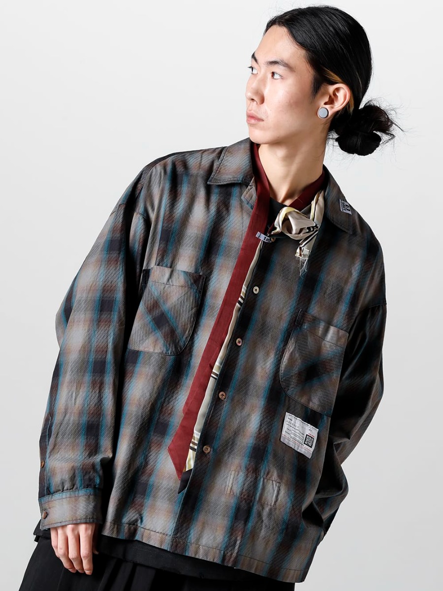 Maison MIHARAYASUHIRO Mixed layered check shirt style! - FASCINATE