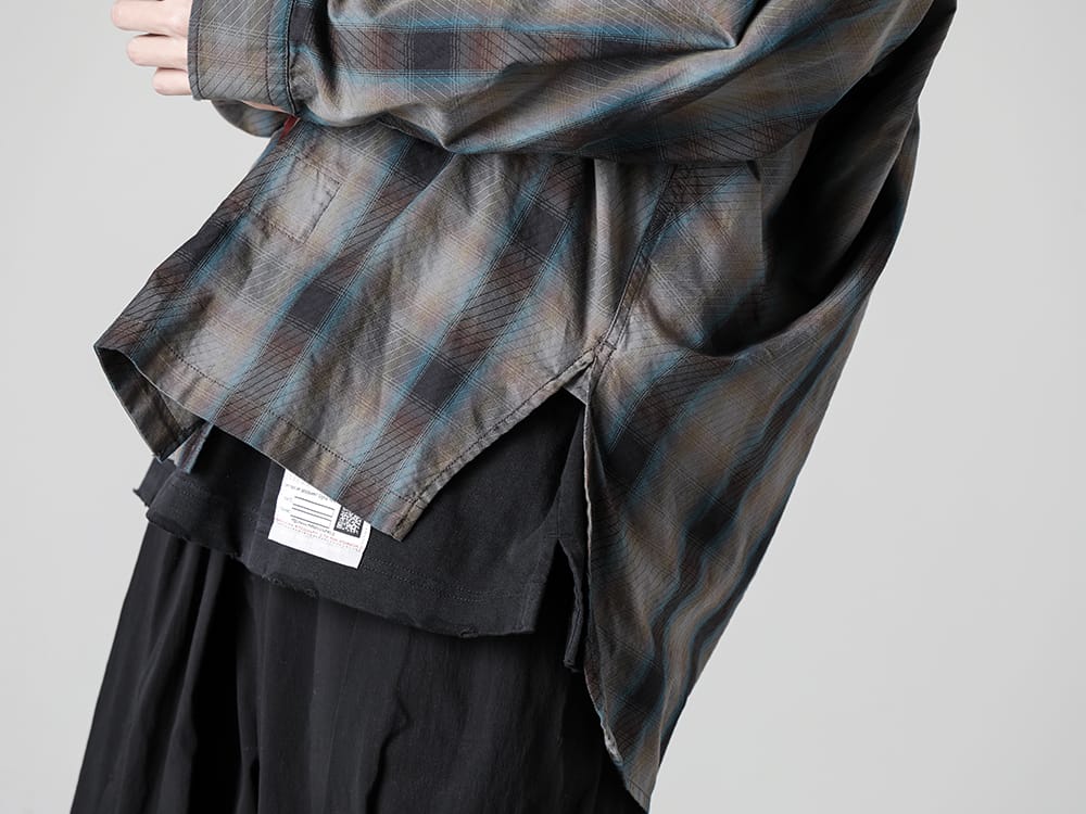 Maison MIHARAYASUHIRO Mixed layered check shirt style! - FASCINATE