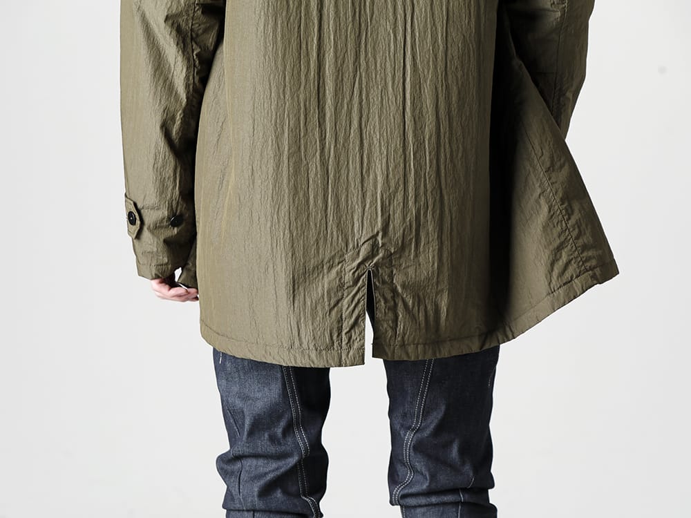 RIPVANWINKLE - リップヴァンウインクル 2023SS ヒーティングシステムなしでも使用可能なランタンのベストに注目  - RB-435-D.Khaki - アノラック シャツコート ダークカーキ - VI-3575-04-indigo - デニム スリム パンツ　インディゴ 2-004