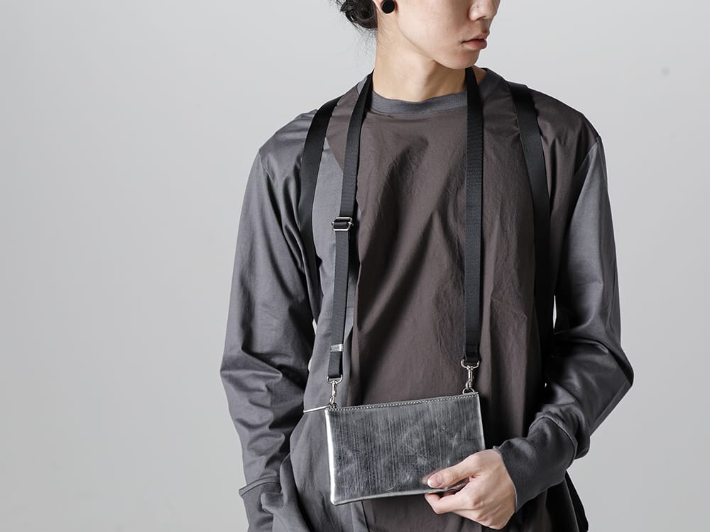 RIPVANWINKLE 2023SS Keep an eye out for Patrick Stephens' solid impression.  - RB-402-Selenium-Gray - Cross Jersey L/S Selenium Gray - 213ABG01 - Leather minimini sacoche scratch SIL
 Scratch SIL 2-005