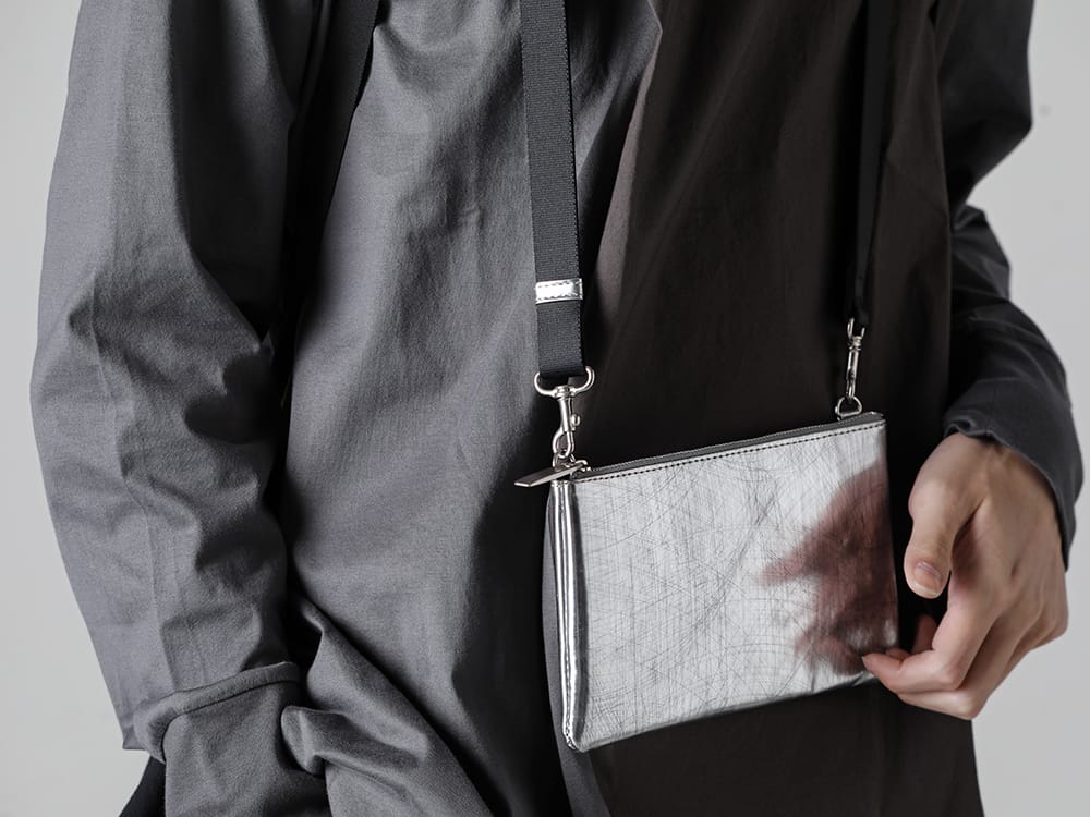 PATRICK STEPHAN 2023SS Keep an eye out for Patrick Stephens' solid impression.  - RB-402-Selenium-Gray - Cross Jersey L/S Selenium Gray - 213ABG01 - Leather minimini sacoche scratch SIL
 Scratch SIL  2-006