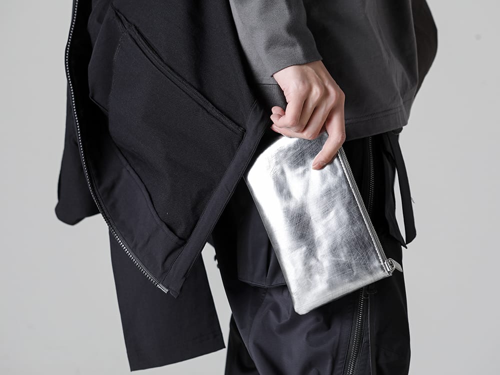 PATRICK STEPHAN 2023SS Keep an eye out for Patrick Stephens' solid impression.  - 213ABG01 - Leather minimini sacoche scratch SIL
 Scratch SIL  2-007