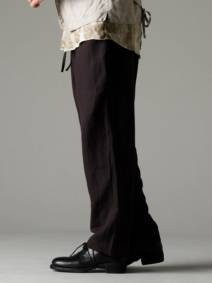 NOUSAN 23SS It is a piece that meets a variety of needs - villa-A-23SS villa：Wide Easy Pants - 792Z Classic Derby Shoes Double Sole - Horse Full Grain Leather - 792Z 3-007