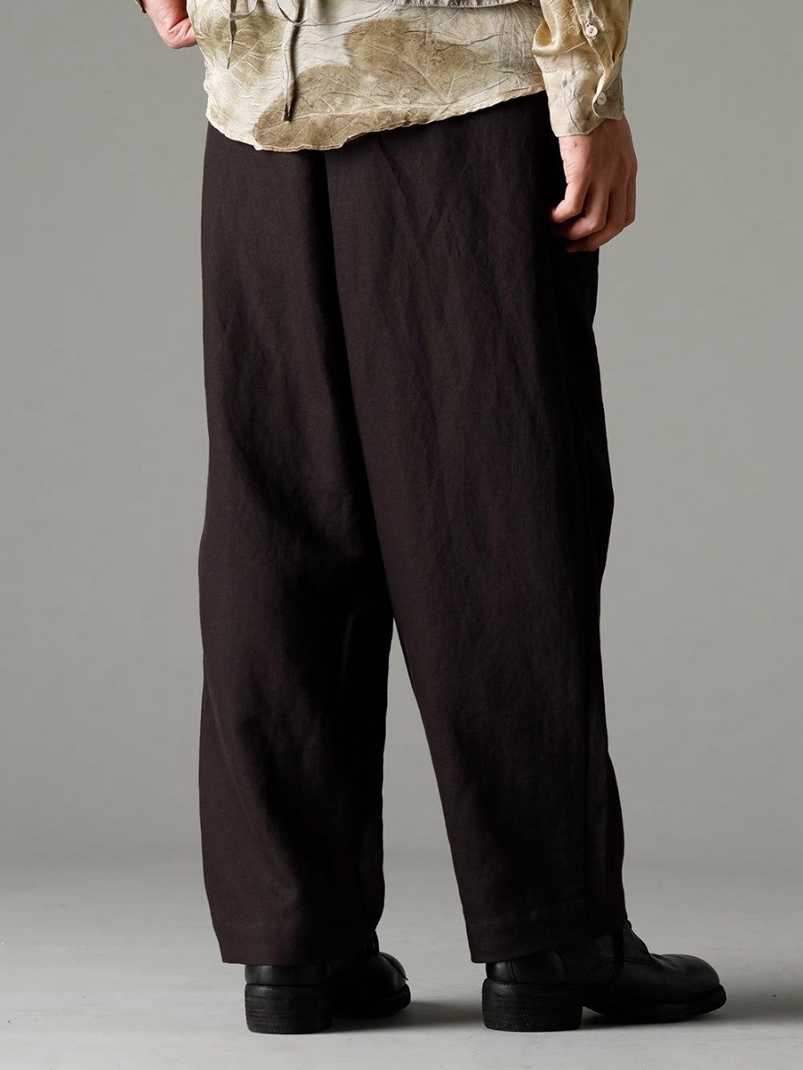 NOUSAN 23SS It is a piece that meets a variety of needs - villa-A-23SS villa：Wide Easy Pants - 792Z Classic Derby Shoes Double Sole - Horse Full Grain Leather - 792Z 3-008