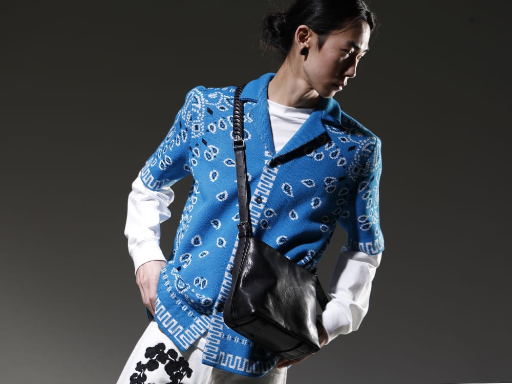 ALANUI / PHENOMENON / cornelian taurus 2023SS A garment of the highest class, made with particular care. - LMHS23-022(Bandana Piquet Shirt Blue Swim Multi) ILLCS22A-012(Original Logo Long Sleeve Tee) co22fwpss030(Parallel Shoulder S H.Cow) - 2-001