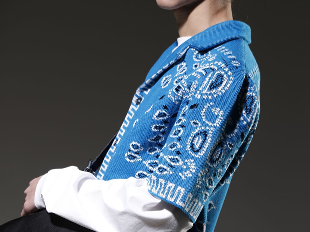 ALANUI 2023SS A garment of the highest class, made with particular care. - LMHS23-022(Bandana Piquet Shirt Blue Swim Multi) - 2-006