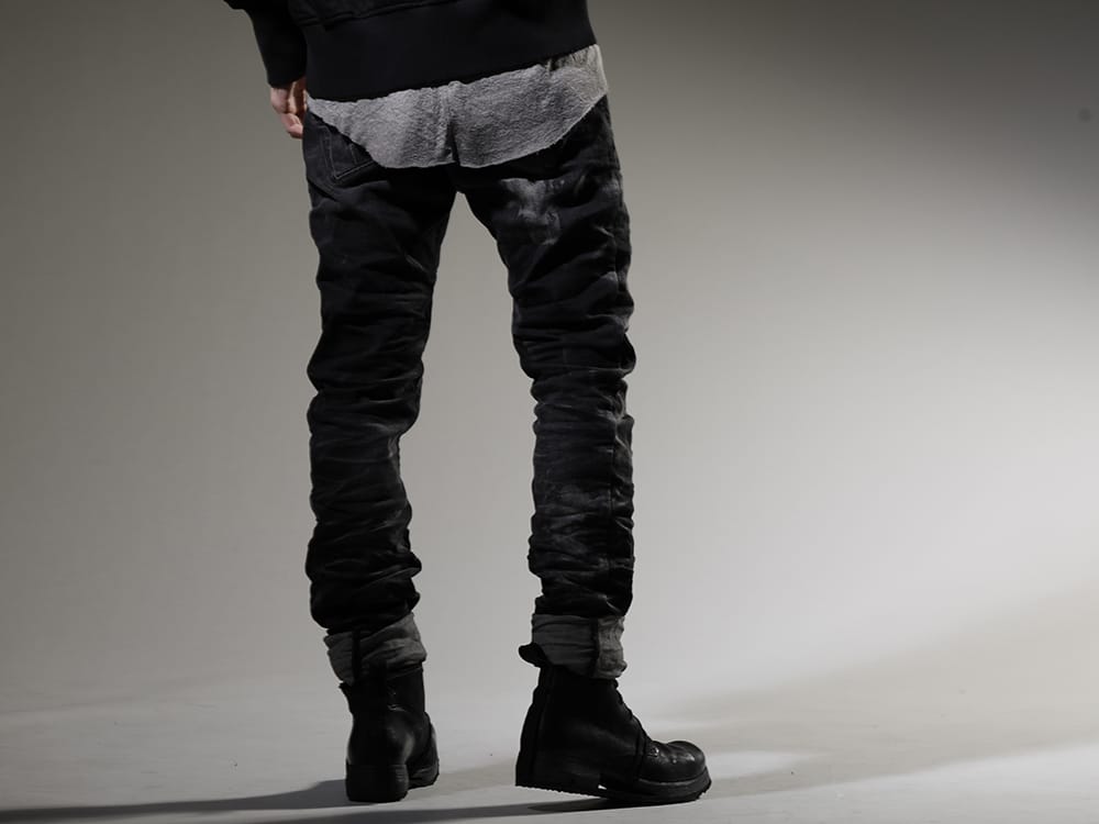 ボリス ビジャン サベリ 2023SS パンツは迫力のあるPブラックデニムをセレクト - P13-TF-F1603K-BLACK-DENIM(P13. TF F1603K BLACK DENIM) BOOT4-LEATHER(ブーツ4 レザー) - 3-003