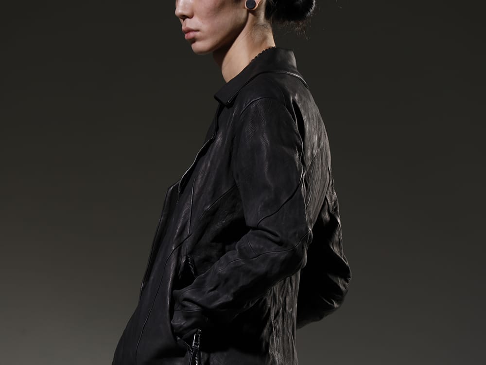 ディーハイゲン 2023SS 見出し2 - ST105-0323S-Black(ジャパンカーフWライダースジャケット ブラック) - 2-005