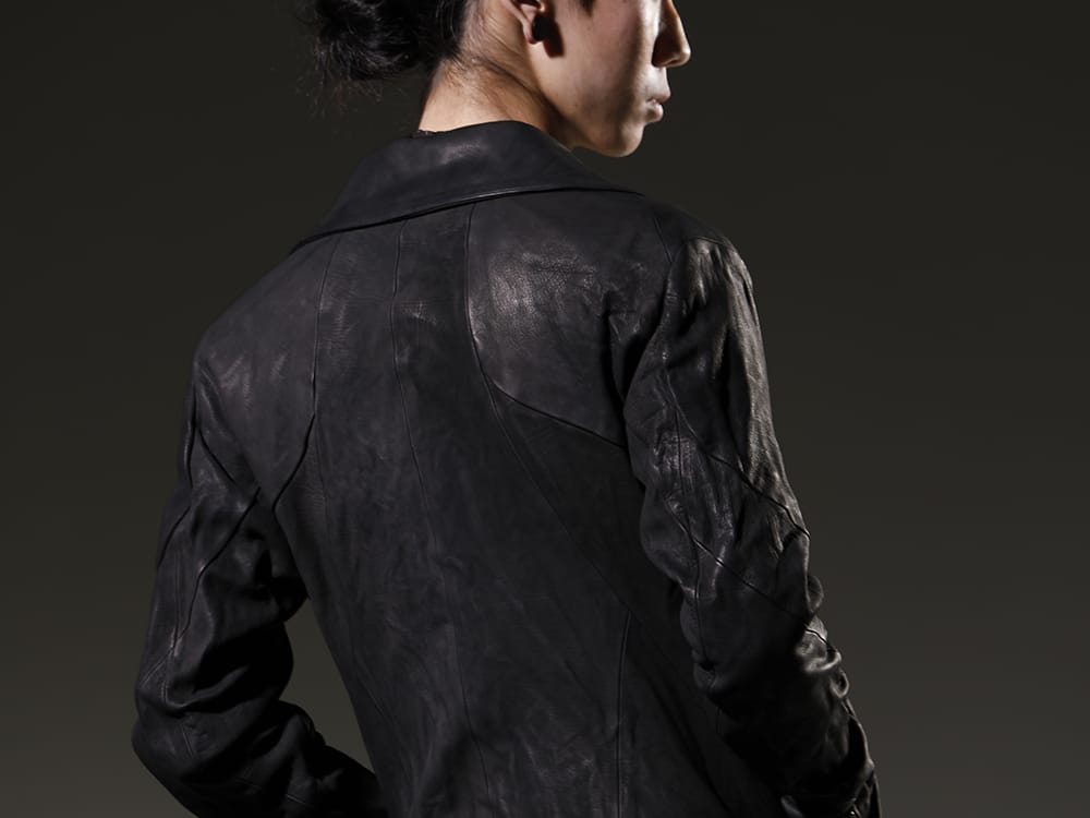 ディーハイゲン 2023SS 見出し2 - ST105-0323S-Black(ジャパンカーフWライダースジャケット ブラック) - 2-007