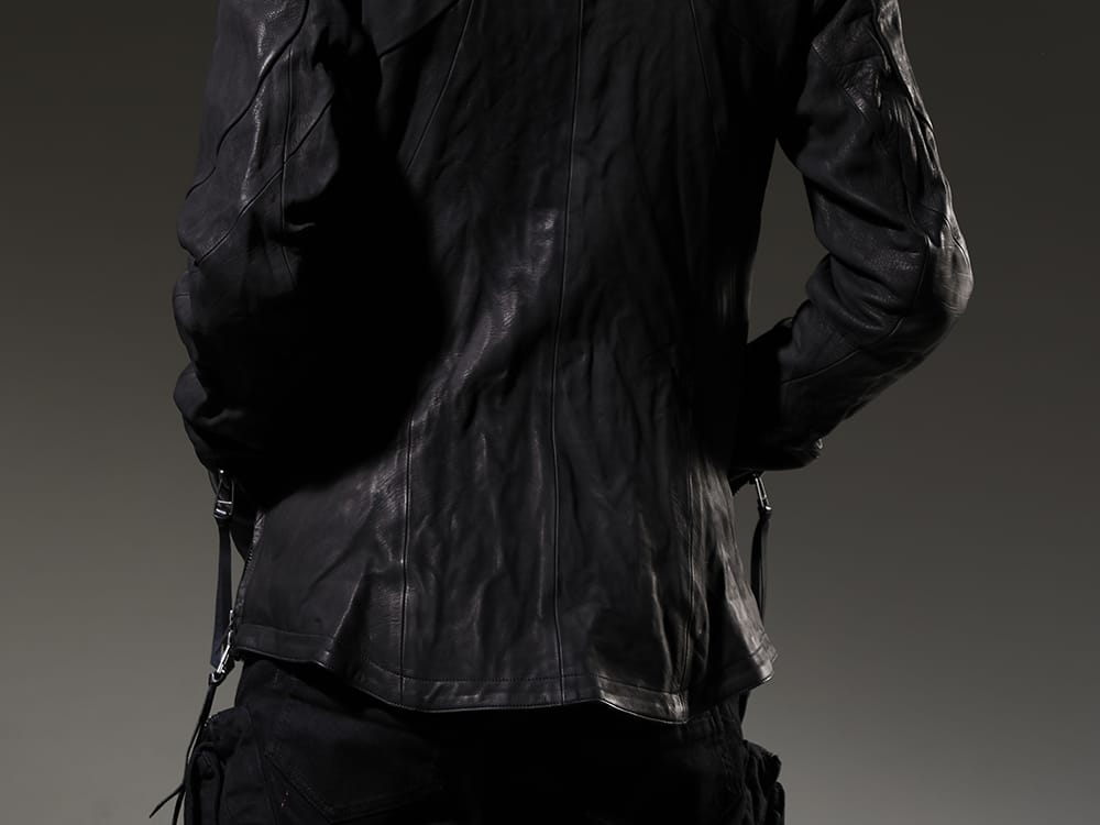 ディーハイゲン 2023SS 見出し2 - ST105-0323S-Black(ジャパンカーフWライダースジャケット ブラック) - 2-008