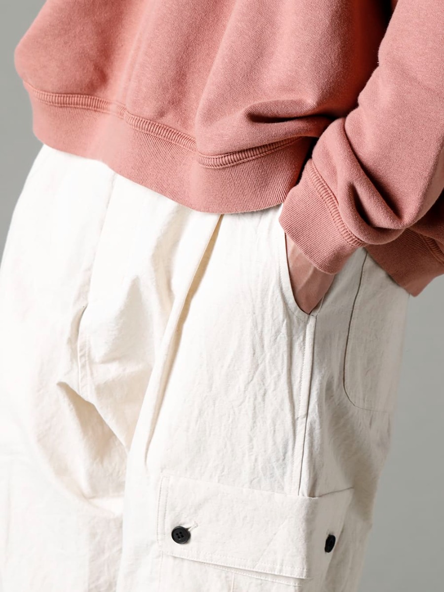 O PROJECT 23SS The popular JJVE leather babouche is back again! -  O15TR3-KINARI CARGO TROUSERS KINARI Fine Canvas 81111-5PO04 JAN JAN VAN ESSCHE X PETROSOLAUM Babouche 3-004