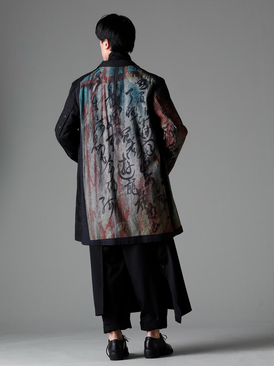 Yohji Yamamoto(ヨウジヤマモト) 23SS(春夏) HZ-P37-100 フレアスカート布付きパンツ 1-003