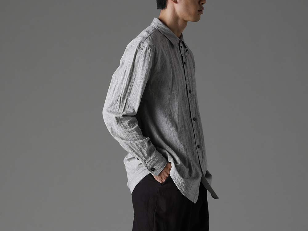 NOUSAN(ノウザン) 23SS(春夏) 新定番アイテムでクラシックな雰囲気をより濃く - center seam shirt センターシームシャツ 3-004
