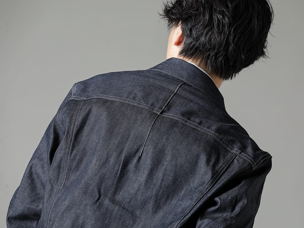 The Viridi-anne - ザ ヴィリジアン 2023SS カジュアルライクなIndigoカラー  - VI-3574-06-Indigo - デニムジャケット インディゴ - VI-3581-02 2-005