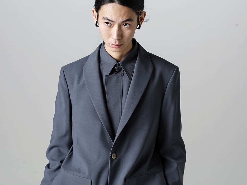 irenisa 23ss ショールカラージャケット-