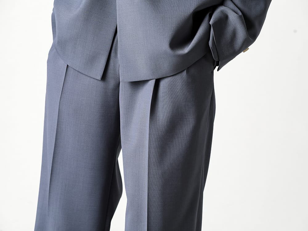 IRENISA - イレニサ 2023SS 見出し3 - IH-23SS-P018-DS - ツータックワイドパンツ - IH-22SS-S001-RC - レザーシューズ 3-002