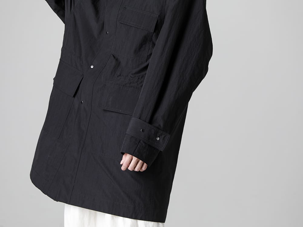 IRENISA 23SS The new stand zip collar coat that can cope with inclement weather and temperature differences.  - IH-23SS-C015-CS-Stand Collar Zip Coat - IH-23SS-P003-CS-High Waist Pants 2-003