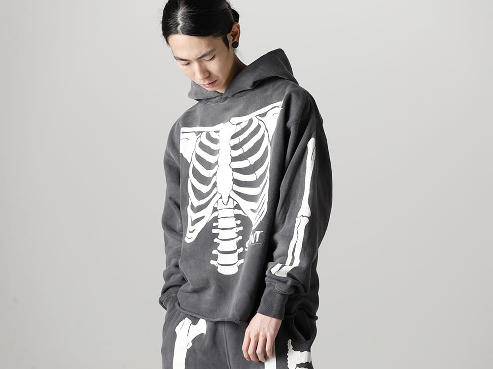 ©SAINT M×××××× 2022-23AW - ©SAINT M×××××× 2022-23秋冬系列10款/2023春夏系列2款发布!从现在开始店面和网上销售同时开始! - SM-A22-0000-080(BONE Hoodie) - 2-002