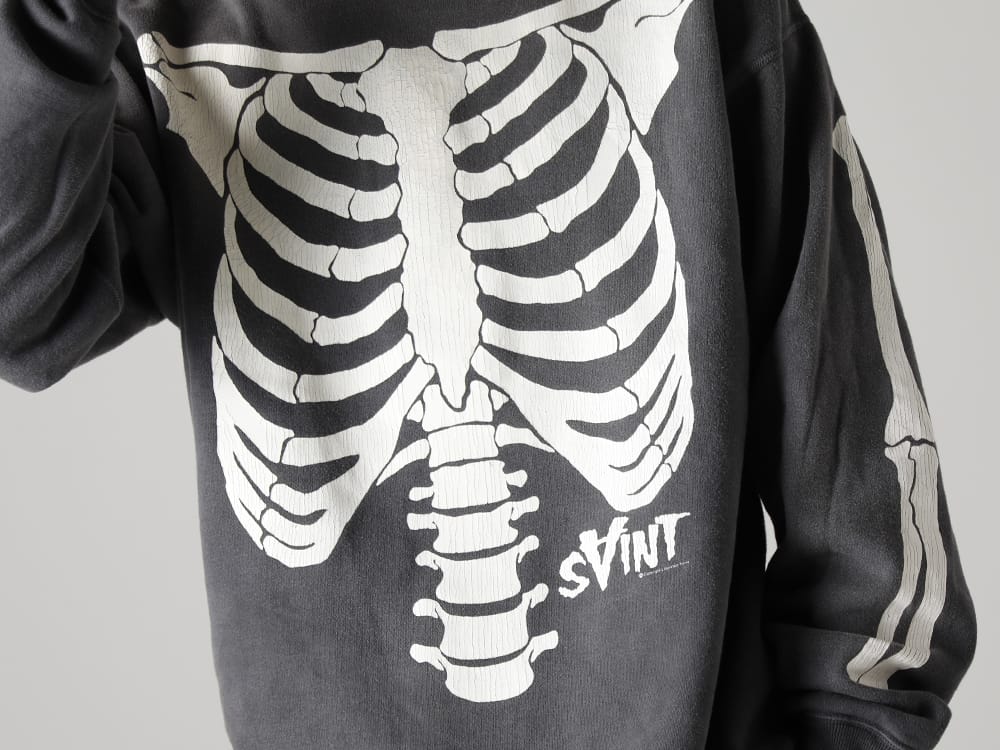 ©SAINT M×××××× 2022-23AW - ©SAINT M×××××× 2022-23秋冬系列10款/2023春夏系列2款发布!从现在开始店面和网上销售同时开始! - SM-A22-0000-080(BONE Hoodie) - 2-004