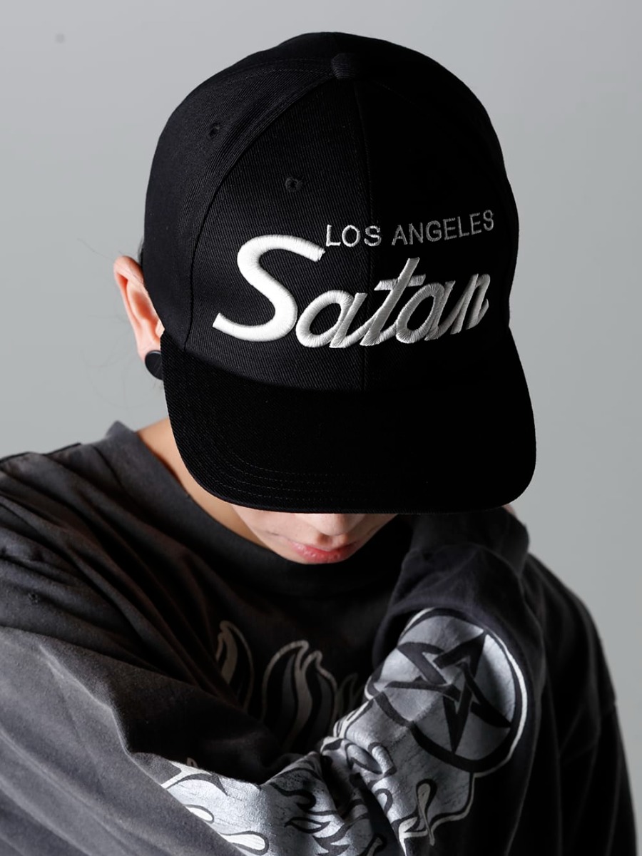 ©SAINT M×××××× 2023SS - ©SAINT M×××××× 2022-23秋冬系列10款/2023春夏系列2款发布!从现在开始店面和网上销售同时开始! - SM-S23-0000-073(SATAN Cap) - 3-002