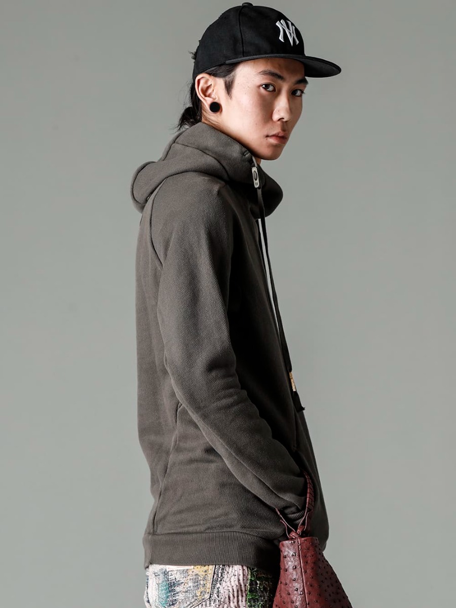 ボリス ビジャン サベリ / ニュークリア 2023SS シンプルながらもアルチザンな雰囲気漂う1着 - HOODY2-FTT00008(フーディー2 FTT00008) NV_002-Black-Dye(NVロゴ フロント アーミーコットンキャップ ブラックダイ) - 2-004