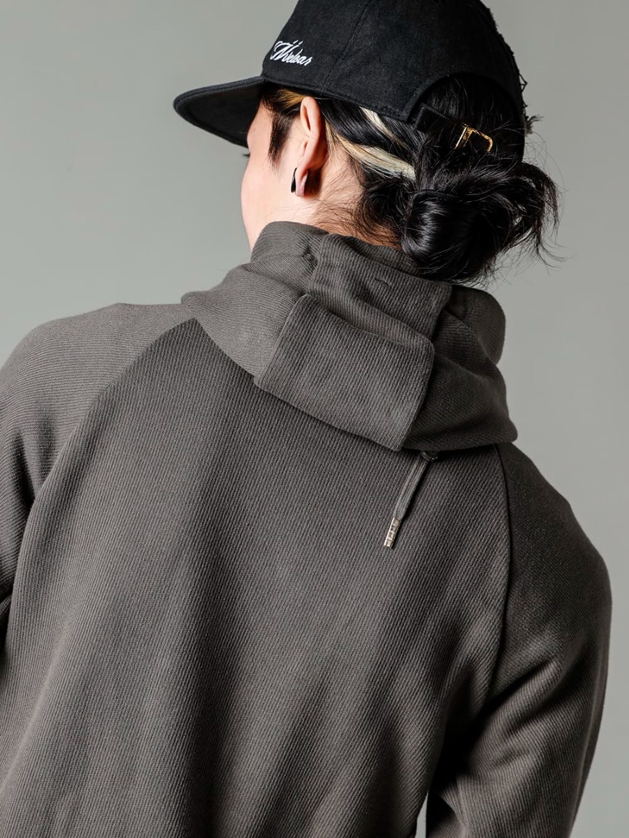 ボリス ビジャン サベリ / ニュークリア 2023SS シンプルながらもアルチザンな雰囲気漂う1着 - HOODY2-FTT00008(フーディー2 FTT00008) NV_002-Black-Dye(NVロゴ フロント アーミーコットンキャップ ブラックダイ) - 2-005