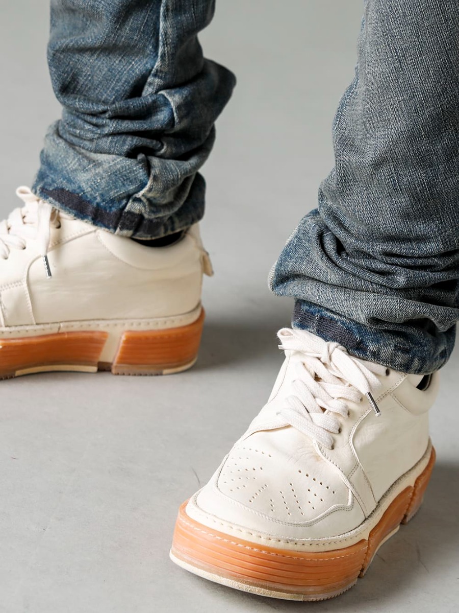 Boris Bidjan Sabari 22-23AW Men's fashion must-have, denim pants - P13D-TF-FKU10002 P13.D TF FKU10002 - GJ02-CO00T Laced Up Boots - Horse Full Grain Leather - GJ02 CO00T 3-005