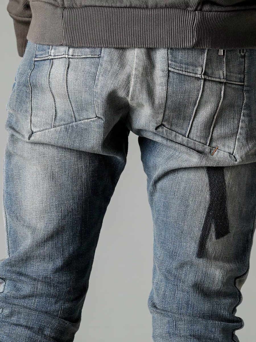 Boris Bidjan Sabari 22-23AW Men's fashion must-have, denim pants - P13D-TF-FKU10002 P13.D TF FKU10002 3-006