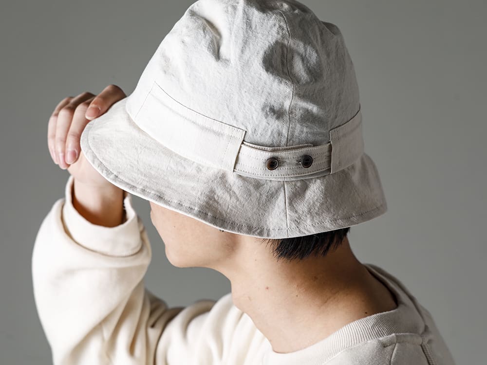 O PROJECT 23SS 015HAT1 FISHERMAN'S HAT KINARI Fine Canvas 2-002