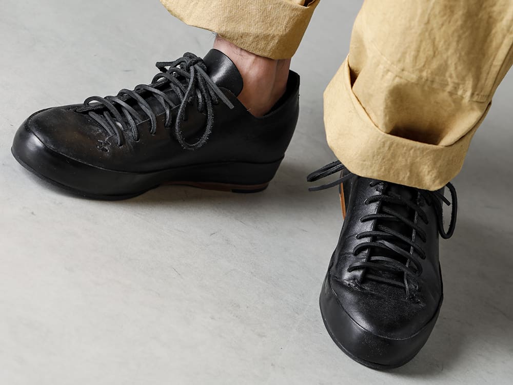 O PROJECT 23SS FEIT sneakers add a touch of luxury to casual colour styles. - O15TR3-MUSTARD Cargo Trousers Mustard Fine Canvas Handsewn-Classic-Lo 3-006