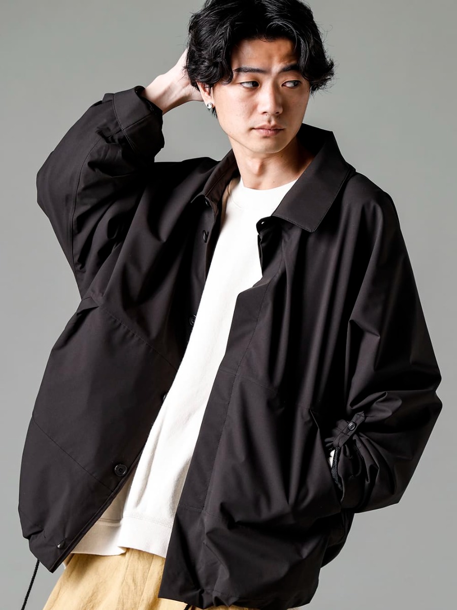 O PROJECT(オー プロジェクト) 23SS(春夏) 驚くほど軽量なスーパーライトウェイト生地と隠された多機能ディテール  - Harmattan-Unisex-Cropped-Black ハルマッタン ユニセックス クロップド ブラック O15SW1-KINARI クルー ネック スエット キナリ 2-010