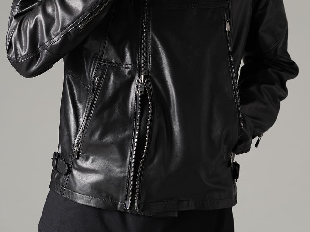 The Viridi-anne 2023SS - Items that are typical of the brand and can be felt through the details. - VI-3556-06-Black(Goat Leather Jacket) - 2-005