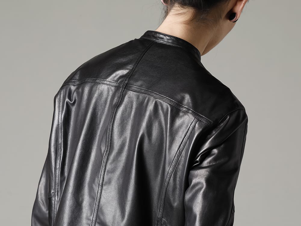 The Viridi-anne 2023SS - Items that are typical of the brand and can be felt through the details. - VI-3556-06-Black(Goat Leather Jacket) - 2-006
