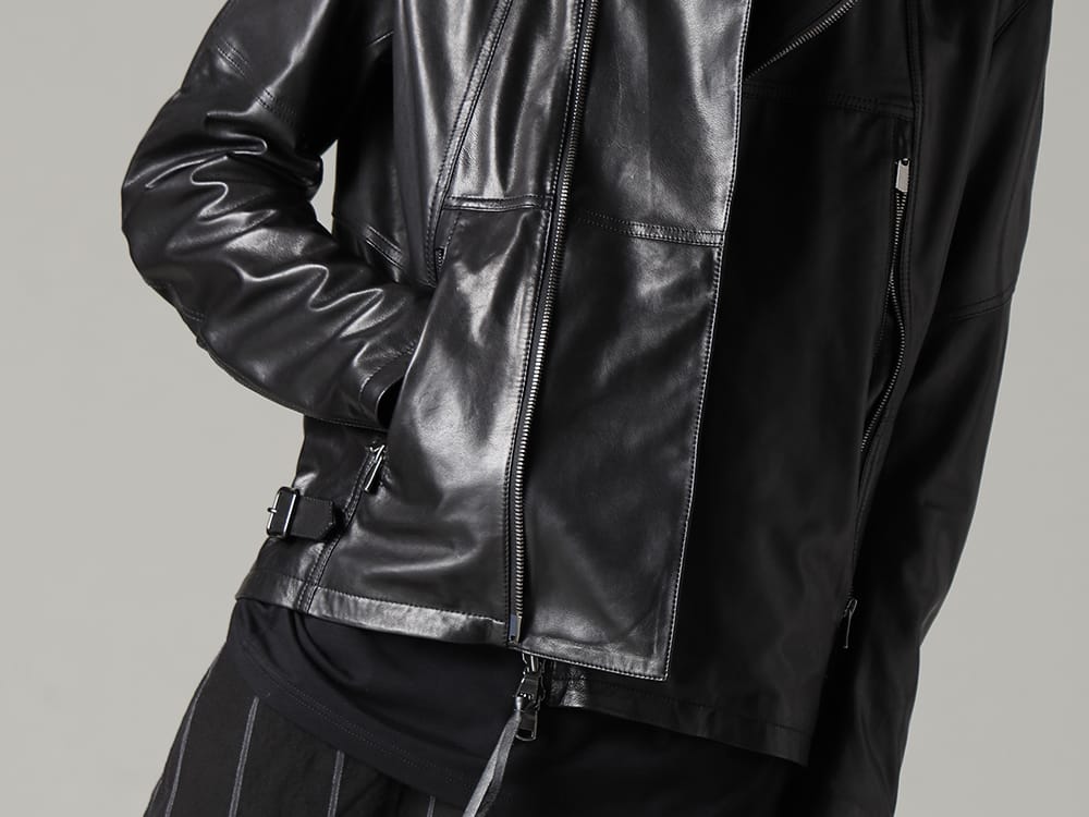 The Viridi-anne 2023SS - Items that are typical of the brand and can be felt through the details. - VI-3556-06-Black(Goat Leather Jacket) - 2-010