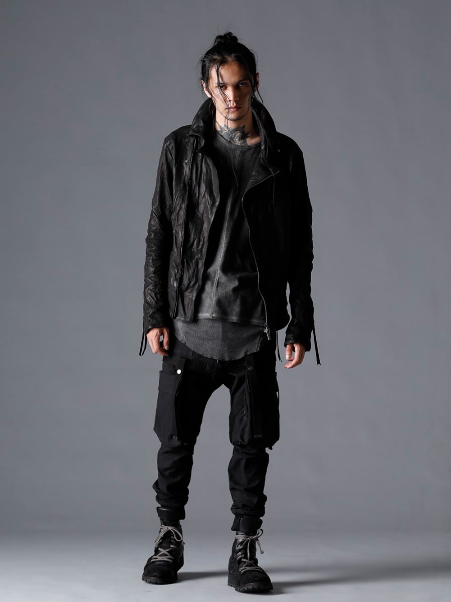 D.HYGEN 23SS Japan Calf W Riders Jacket Styling - FASCINATE BLOG