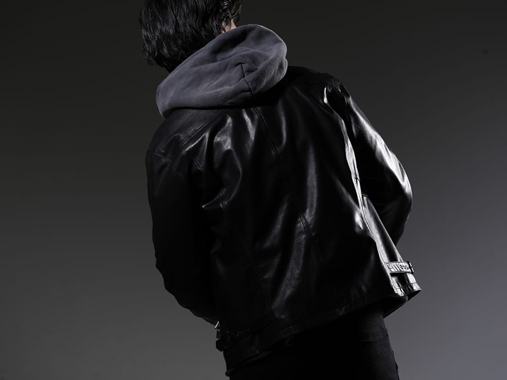 The Viridi-anne 2023SS Goat leather that combines strength and lightness - VI-3556-06-Black(Goat Leather Jacket) - 2-004