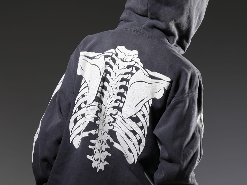 SAINT MICHAEL 2023SS Goat leather that combines strength and lightness - SM-A22-0000-080(BONE Hoodie) - 2-012