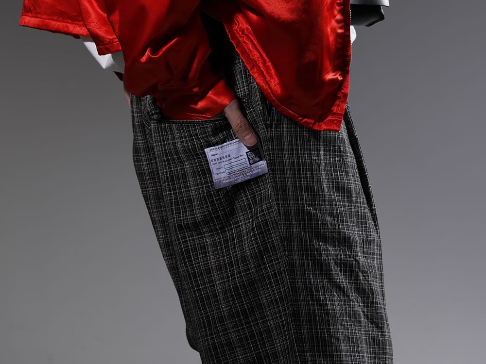 Maison MIHARAYASUHIRO 2023SS Wear with moderately loose pants for a rough look. - A10PT034(Wrapped-waist KASURI Check Shorts) - 3-005