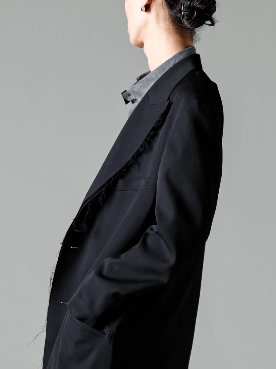 Yohji Yamamoto 23SS: Overalls x Asymmetrical Shirt Style