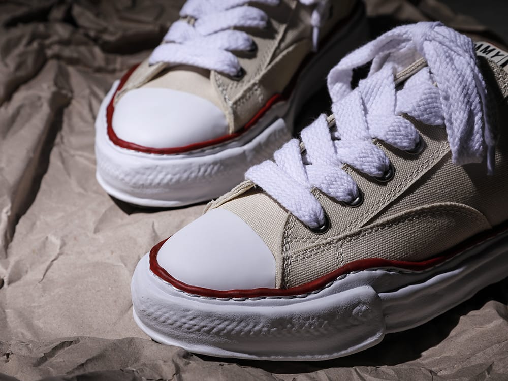 Maison MIHARAYASUHIRO - メゾン ミハラヤスヒロ 2023SS A04FW729 / A01FW702 -ピーターソン- オリジナルソール キャンバス ローカット スニーカー 5-002