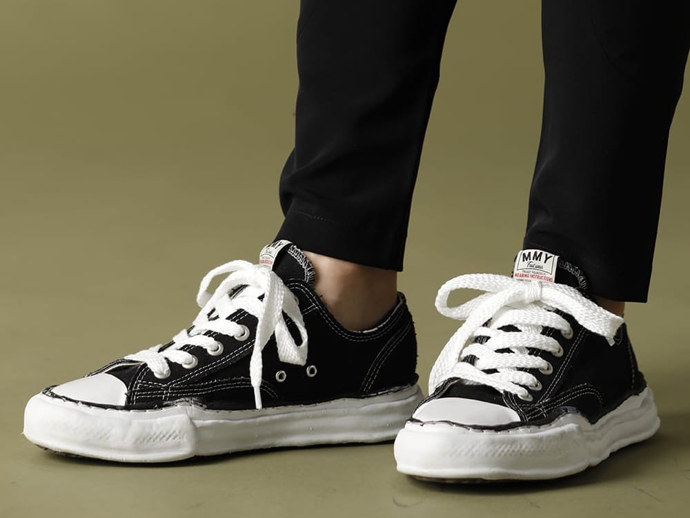 Maison MIHARAYASUHIRO - メゾン ミハラヤスヒロ 2023SS A04FW729 / A01FW702 -ピーターソン- オリジナルソール キャンバス ローカット スニーカー 5-005