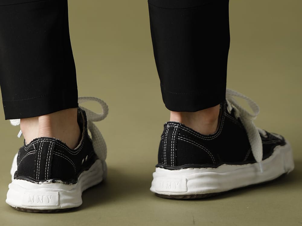 Maison MIHARAYASUHIRO - メゾン ミハラヤスヒロ 2023SS A04FW729 / A01FW702 -ピーターソン- オリジナルソール キャンバス ローカット スニーカー 5-006