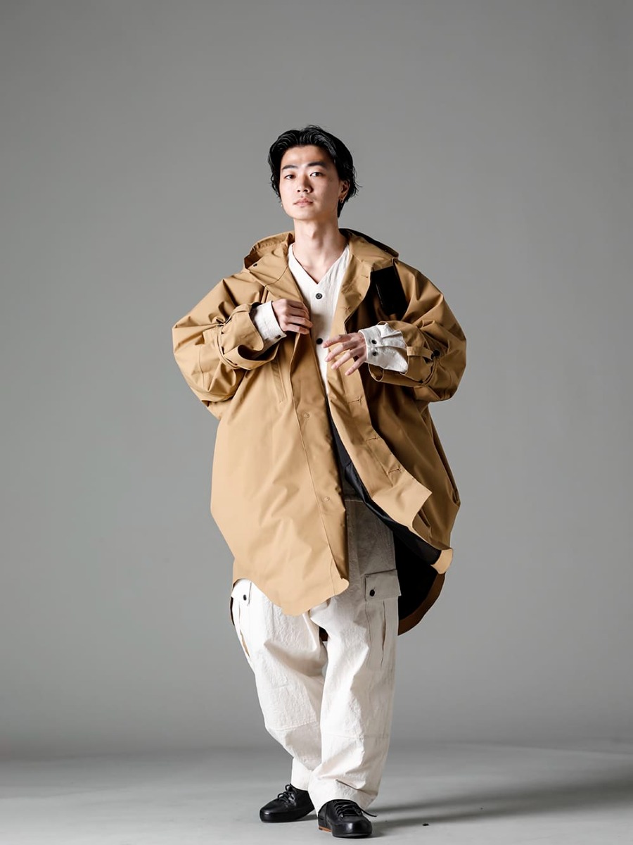 Norwegian Rain(ノルウェージャンレイン) 23SS(春夏) 春から夏のサンダルスタイルにもおすすめなカーゴトラウザー - O15TR3-KINARI カーゴ トラウザー キナリ ファイン キャンバス Handsewn-Classic-Lo ハンドソーン クラシック ロー 3-005