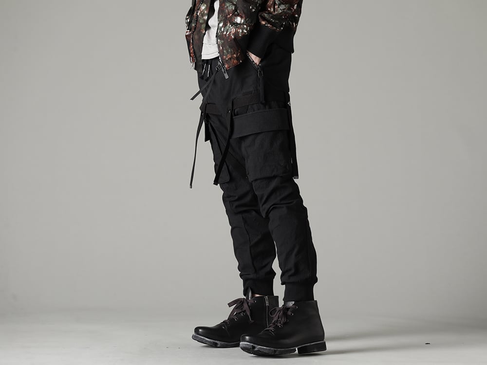 D.HYGEN 23SS Each item has its own personality - ST107-0623S Dimplewasher Cotton Stretch Ripstop Detachable Cargo Pocket Jog Trousers - FW-CSHS Leather Boots GUIDI Horse Leather 3-002