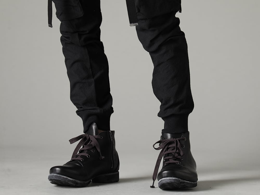 D.HYGEN 23SS Each item has its own personality - ST107-0623S Dimplewasher Cotton Stretch Ripstop Detachable Cargo Pocket Jog Trousers - FW-CSHS Leather Boots GUIDI Horse Leather 3-004