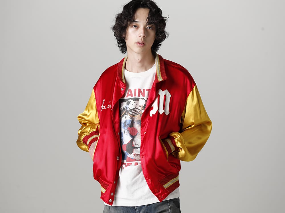 ©SAINT M×××××× 2023SS - ©SAINT M××××××(SAINT MICHAEL) 2022-23年秋冬系列的最后一批货和2023年春夏系列的第三批货现在已经上市! 现在可以在商店和网站进行购买! - SM-S23-0000-068(SAINT Varsity Jacket) - 1-003