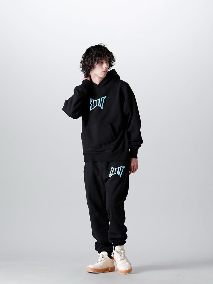 ©SAINT M×××××× 2023SS - ©SAINT M××××××(SAINT MICHAEL) 2022-23年秋冬系列的最后一批货和2023年春夏系列的第三批货现在已经上市! 现在可以在商店和网站进行购买! - SM-S23-0000-047(SAINT Hoodie Black) SM-S23-0000-052(SAINT Sweat Pants Black) - 1-010